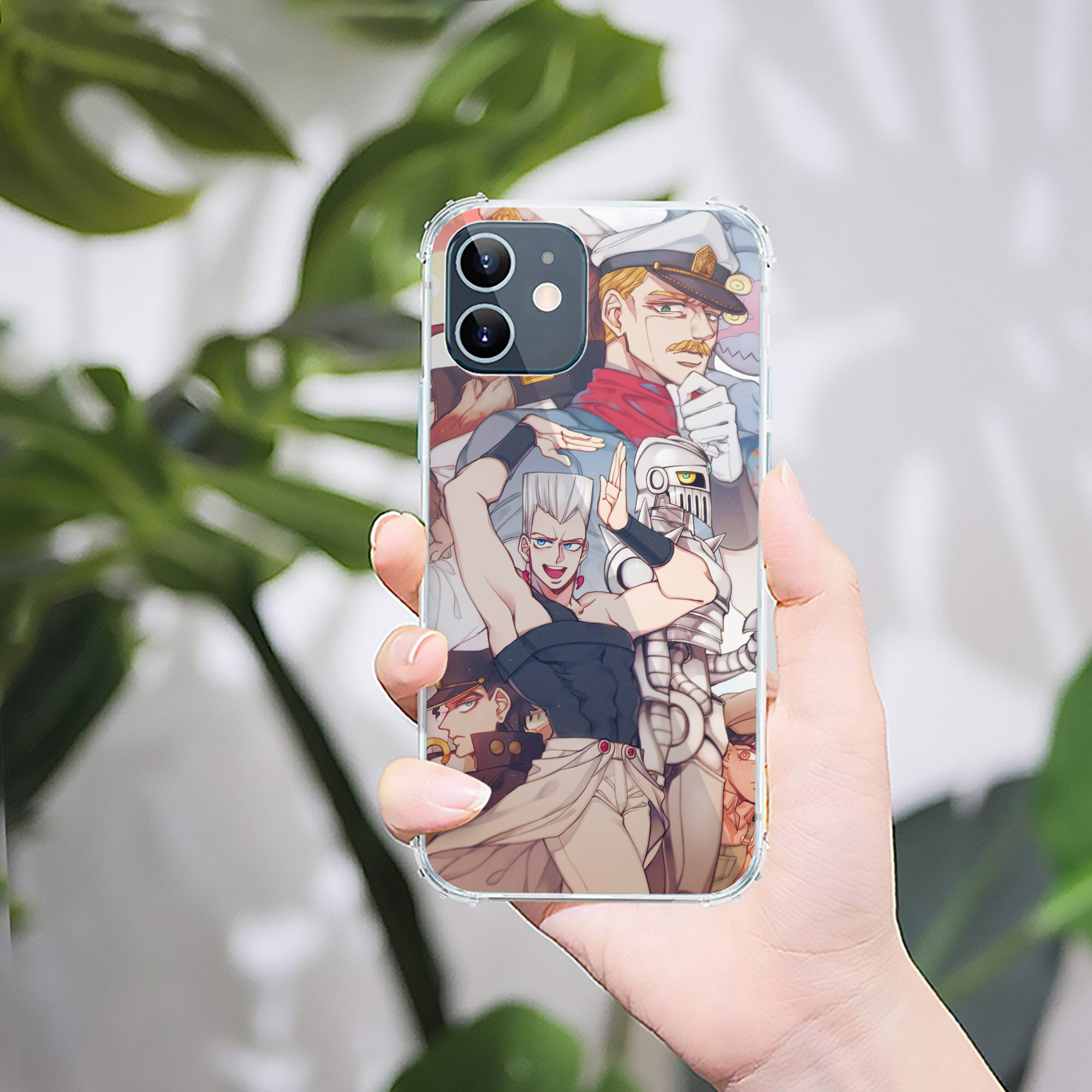 （画像用） ジョジョの奇妙な冒険 JoJo's Bizarre Adventure 【iPhone 12シリーズ対応】透明スマホケース（クリアソフトケース）